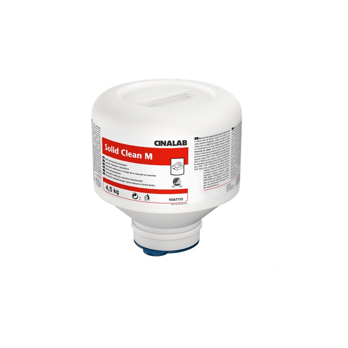 Базовое твердое моющее средство для посудомоечных машин Solid Clean M 4,5kg