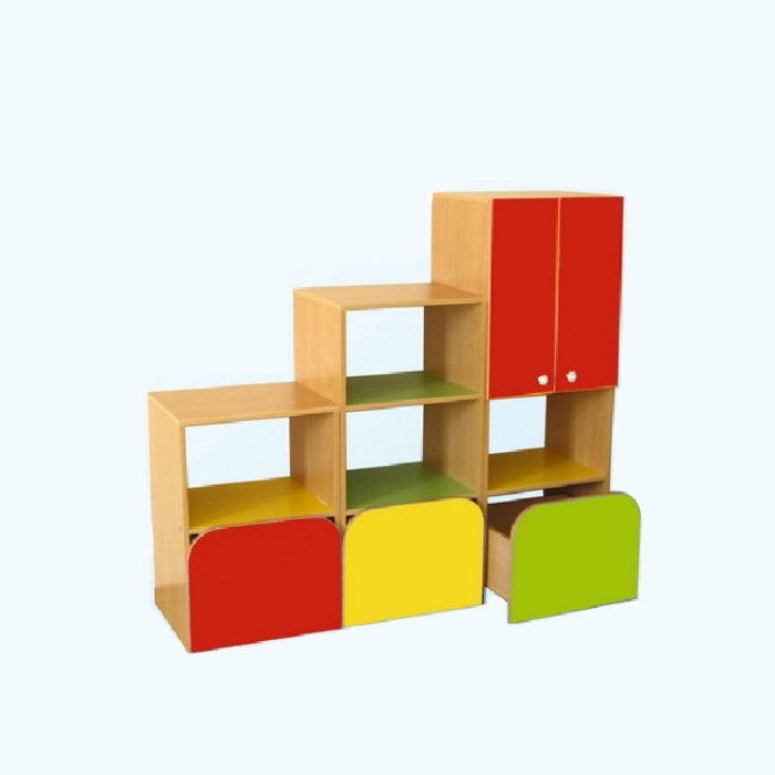 Шкаф для игрушек с выкатными ящиками 1440х400х1300