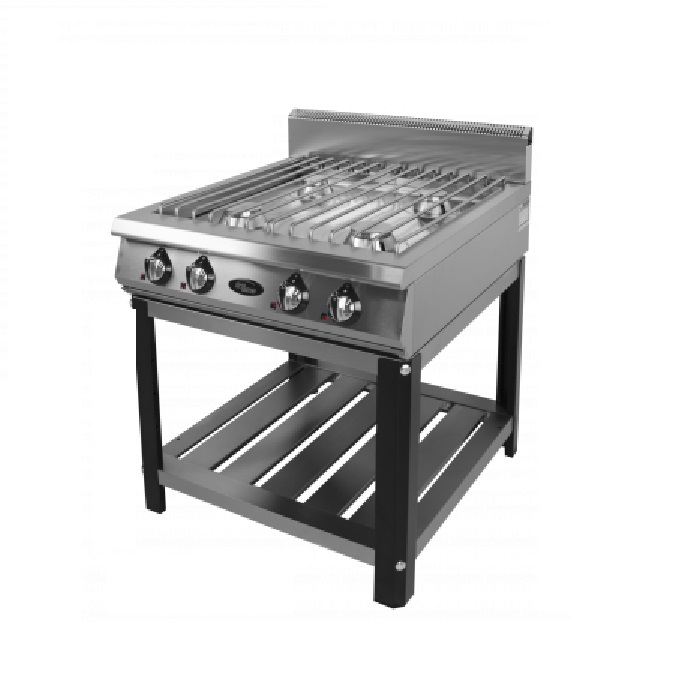 Плита 4-х горелочная газовая GRILL MASTER Ф4ПГ/900 (на подставке, решетка из н./стали)