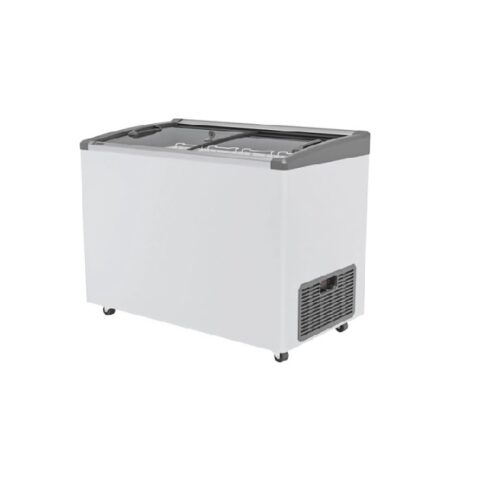 Ларь морозильный GELLAR FG 350 E с наклонным гнутым стеклом
